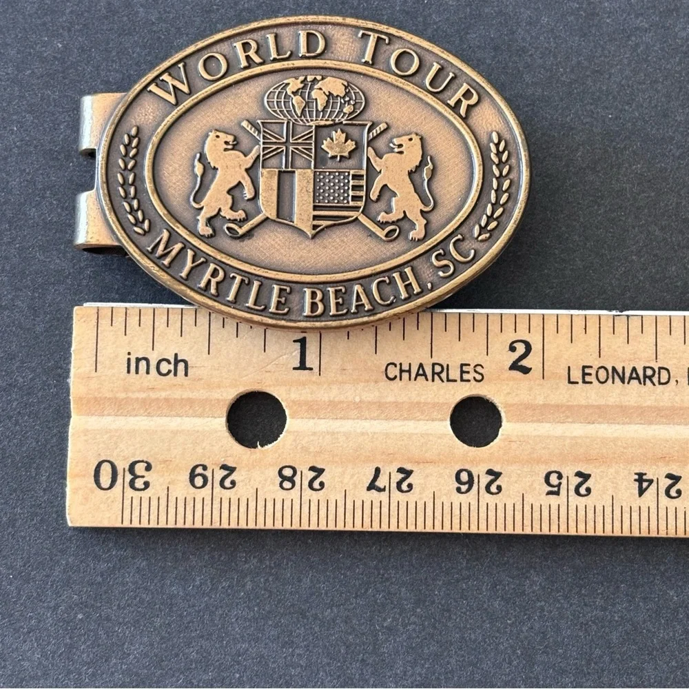 The Original by PG&A World Tour Golf Myrtle Beach SC Proclip Bronze Money Clip